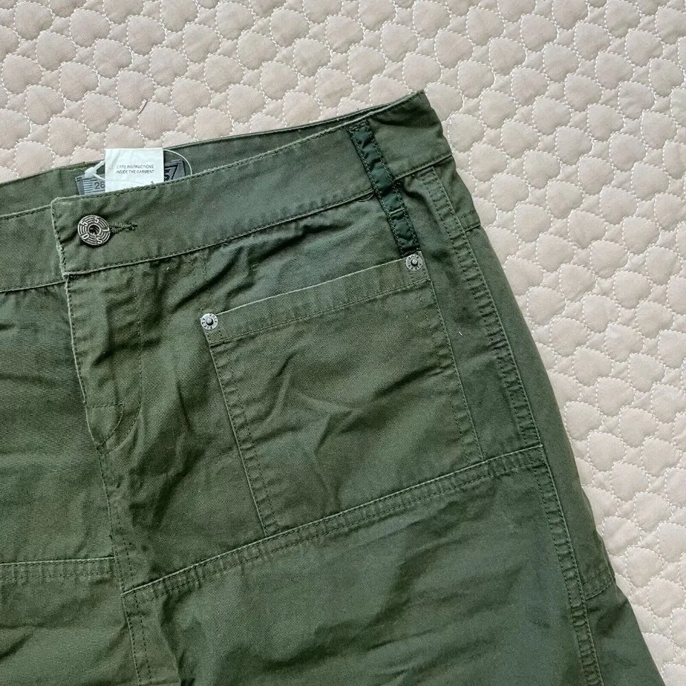 NWT RARE Vintage Diesel Women's Punk Skirt Grunge Green Size 28 W31 Knee length - Image 8