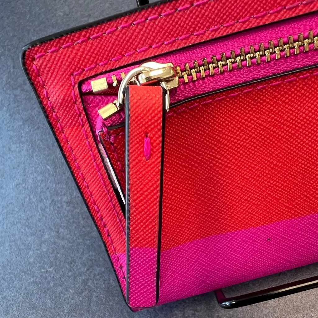 Kate Spade Laurel Way Bonita stripe Stacy snap wallet - Image 6