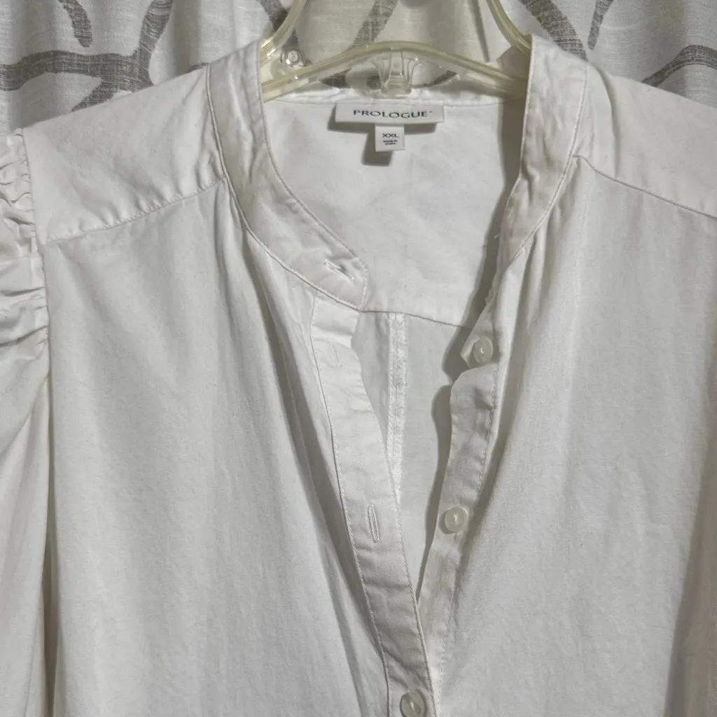 Prologue  White Button Down Shirt - Image 2