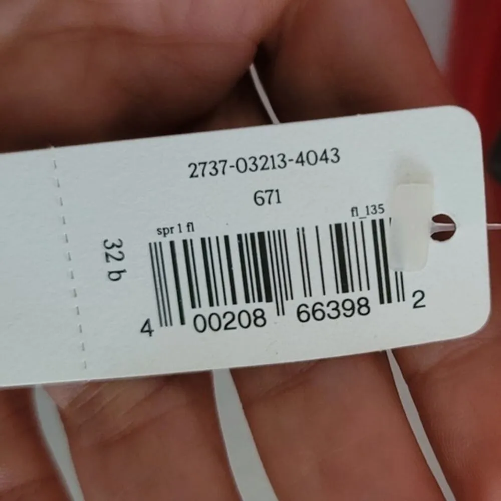 Aerie Limited Edition Holly Satin Padded Lace Trim Push-Up Bra Pink Coral 32B - Image 4