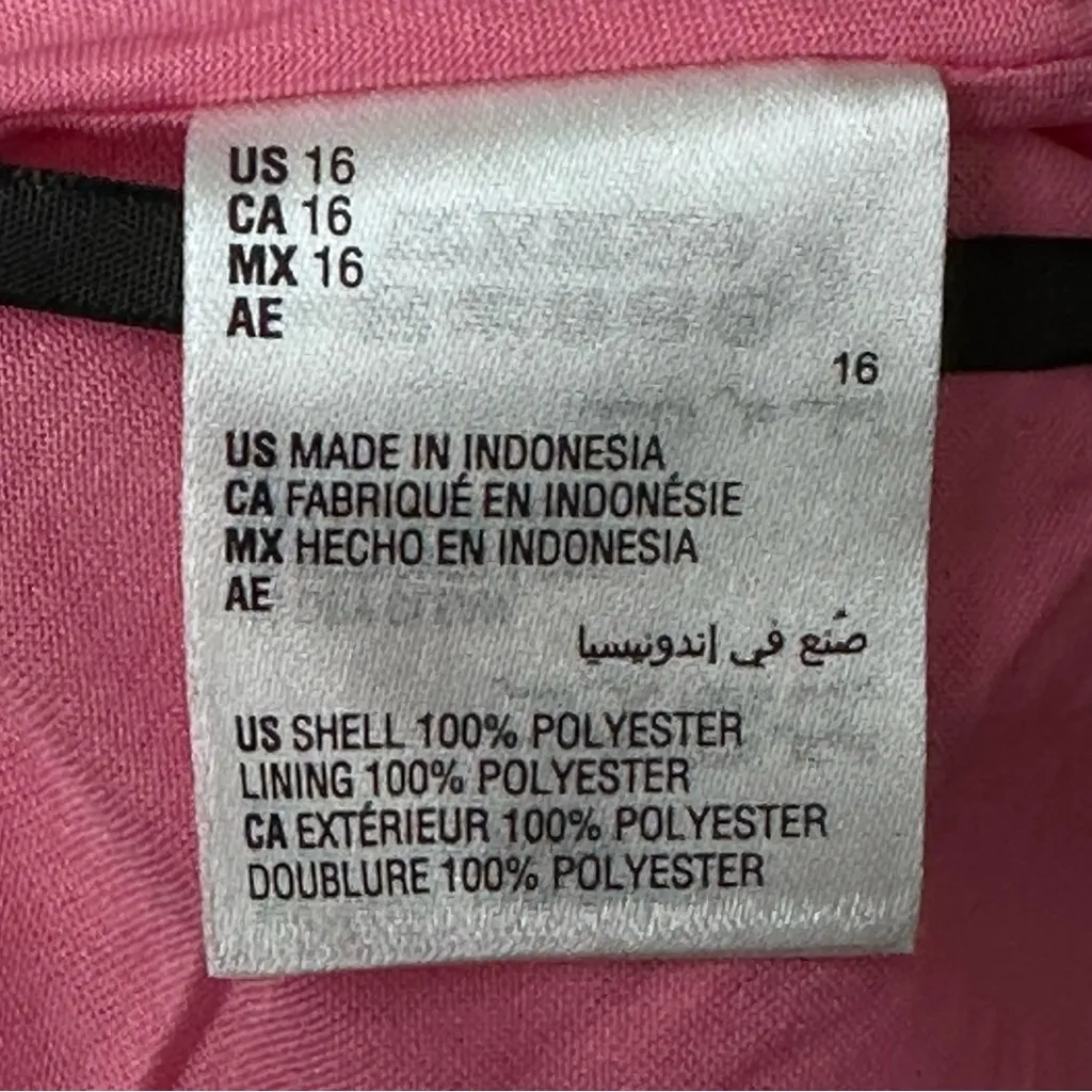 INC DRESSES Womens Size 16 Pink‎ Tie Back Hem Sleeveless Shift Dress Pink - Image 8