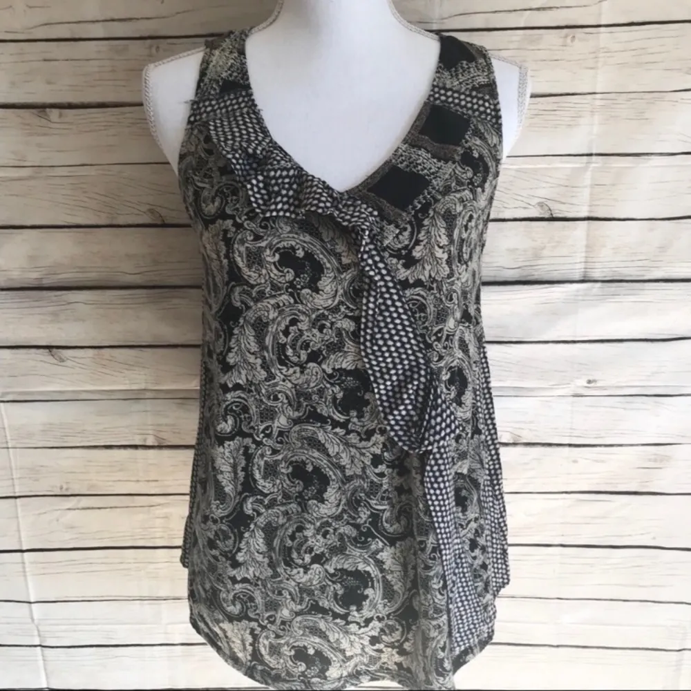 Mystree Multi Patterned Sleeveless Blouse - Image 2