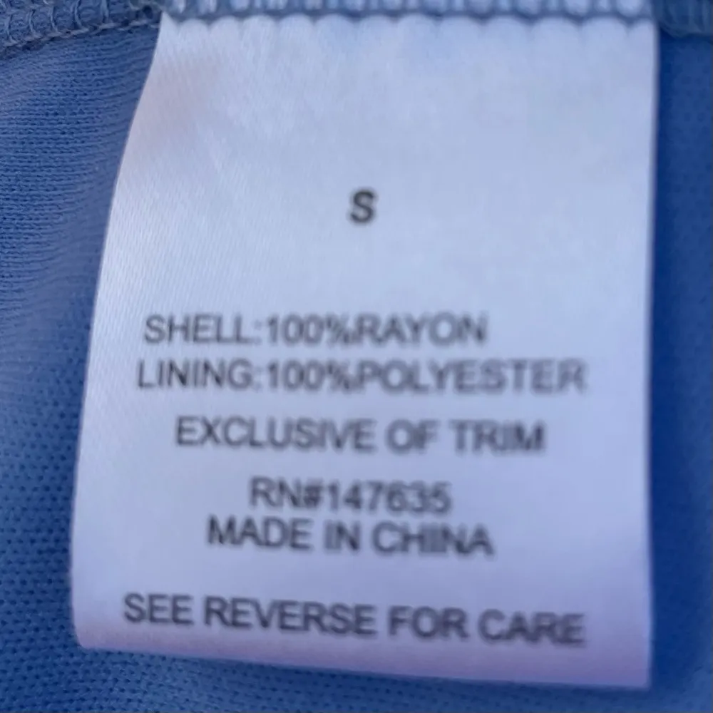 Romeo & Juliet Couture blue embroidered lace dress / S / Excellent condition - Image 9