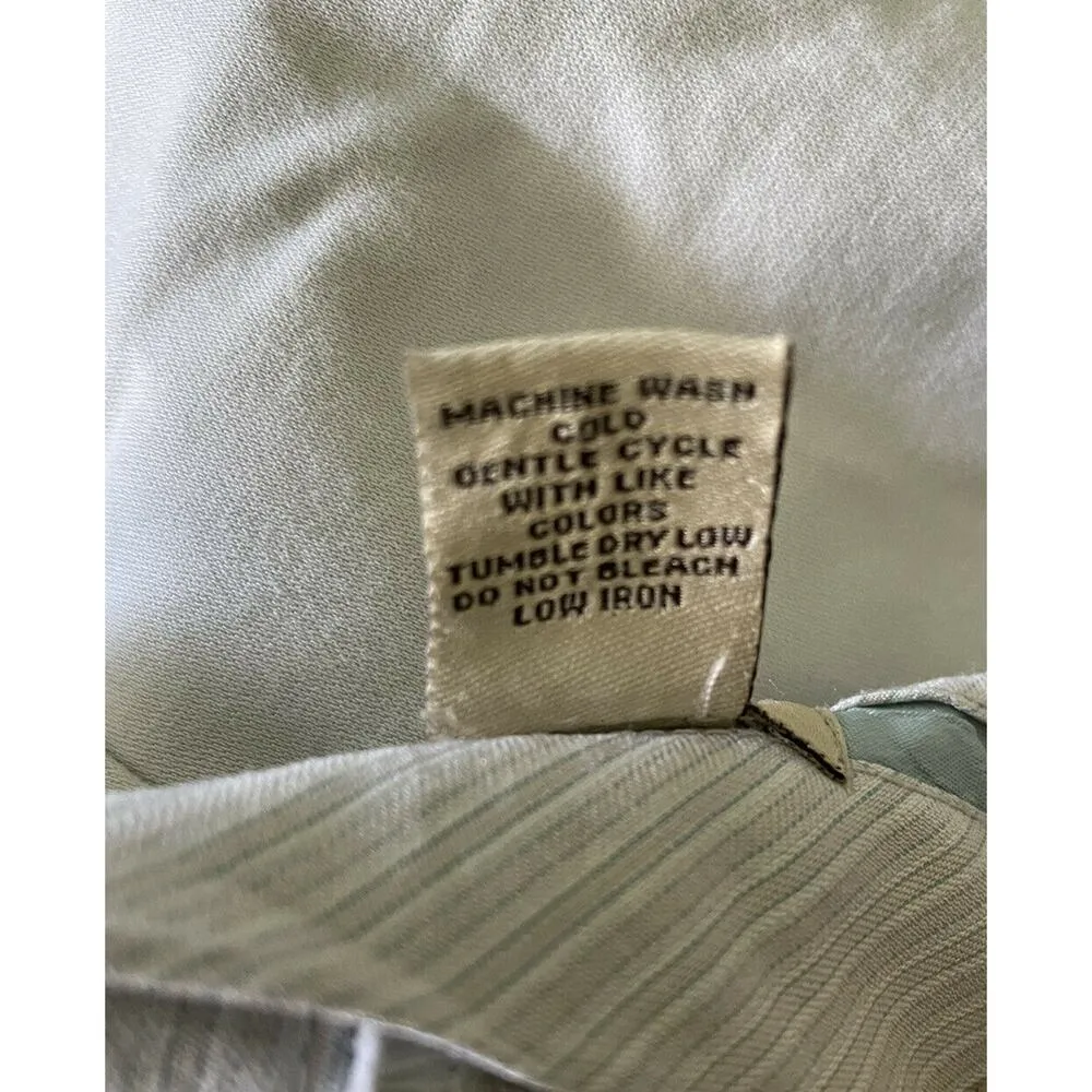 Elevenses Anthropologie Womens Size 4 Light Gray Crop Straight Leg Trouser Pants - Image 10