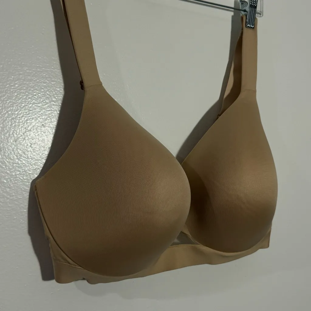 NEW Cacique Lane Bryant Womens Bra Comfort Bliss Lightly Lined No Wire 40F Cafe - Image 3