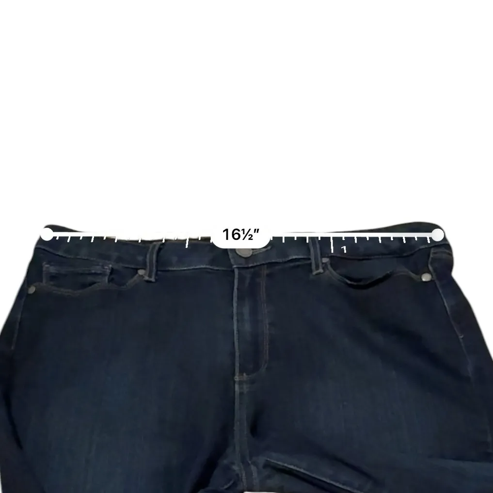 Paige Hoxton Ultra‎ Skinny Mona Dark Wash High Rise Jeans Sz 32 | 31.5" inseam - Image 10