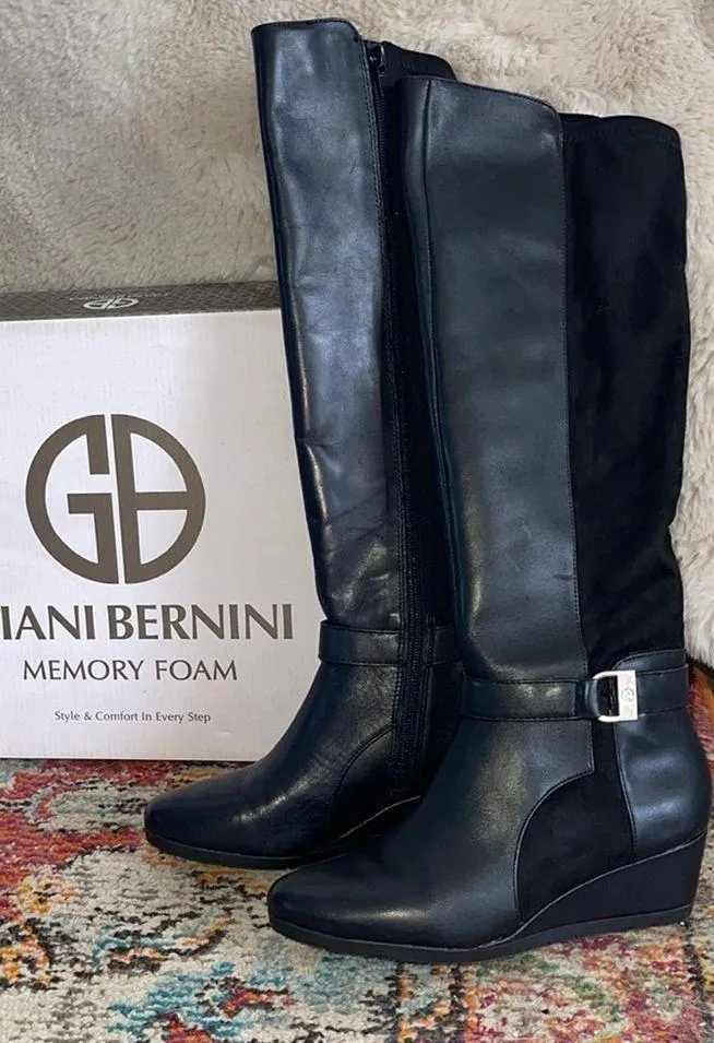 Giani Bernini Black Boots Size 5.5 M - Image 5