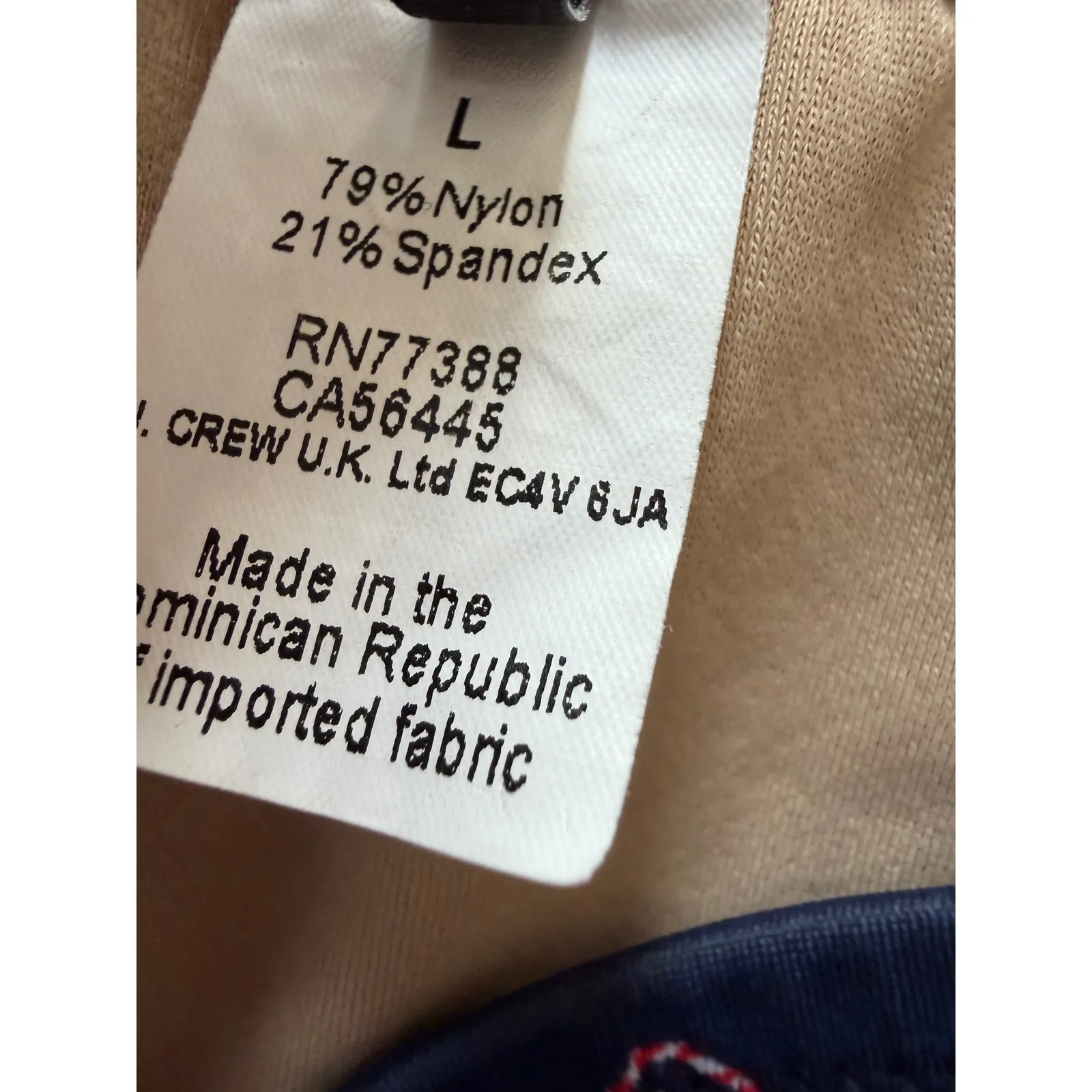 J. Crew Nautical Anchor 2 Piece Bikini Blue Red Coastal Cruise Size Large - Image 7