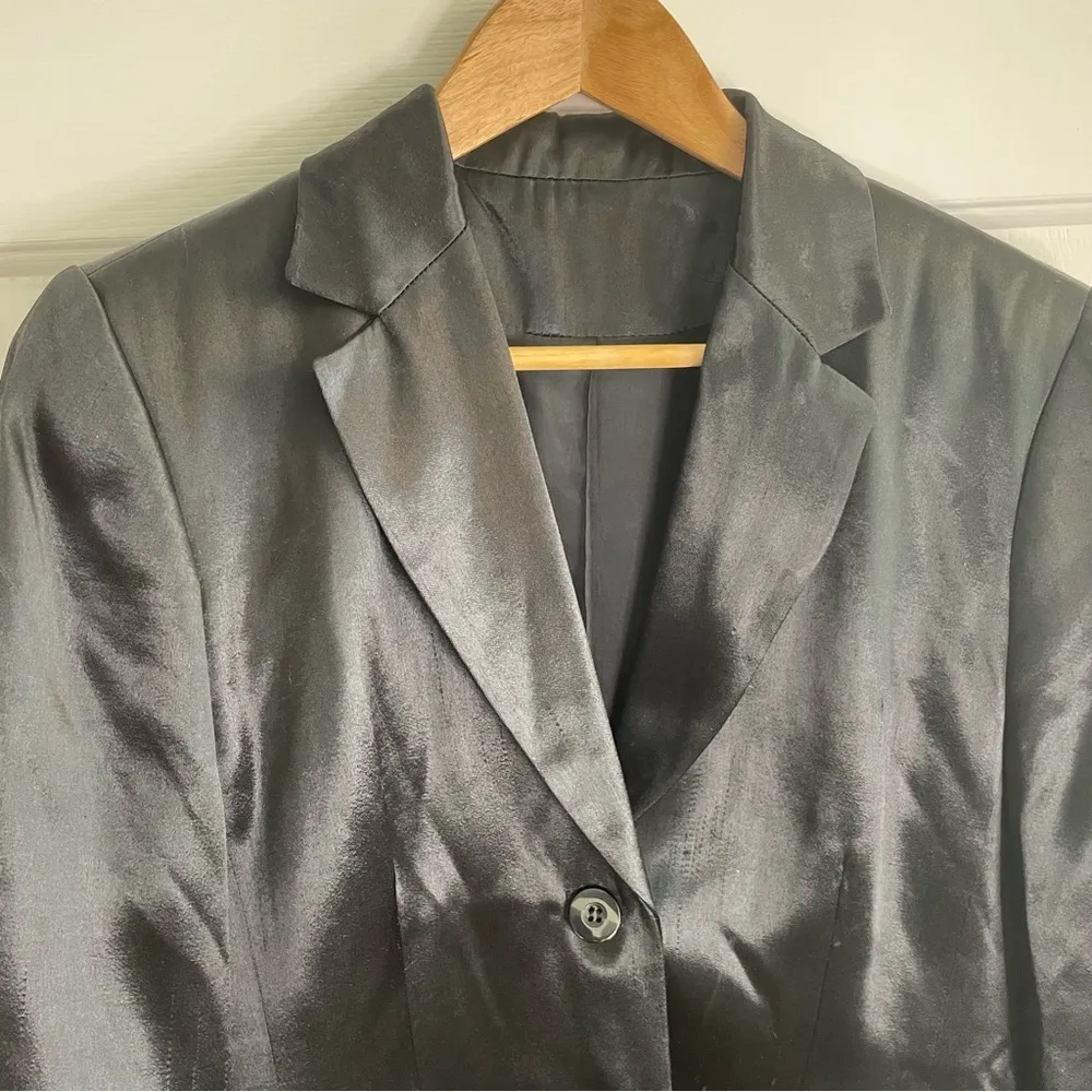 Anne Brooks dark romantic Women's Blazer Size 12 vintage dark academia Black - Image 3