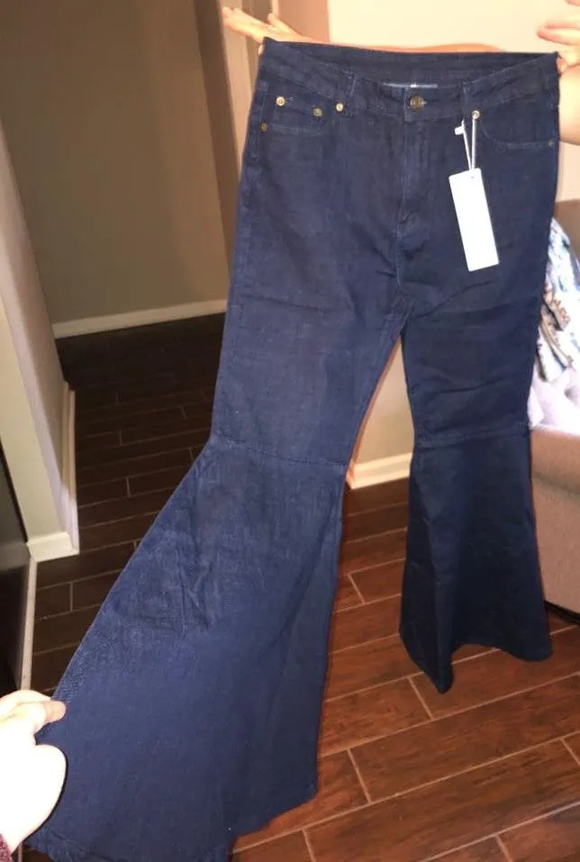 Amazon Bell Bottom Tassel Jeans - Image 4