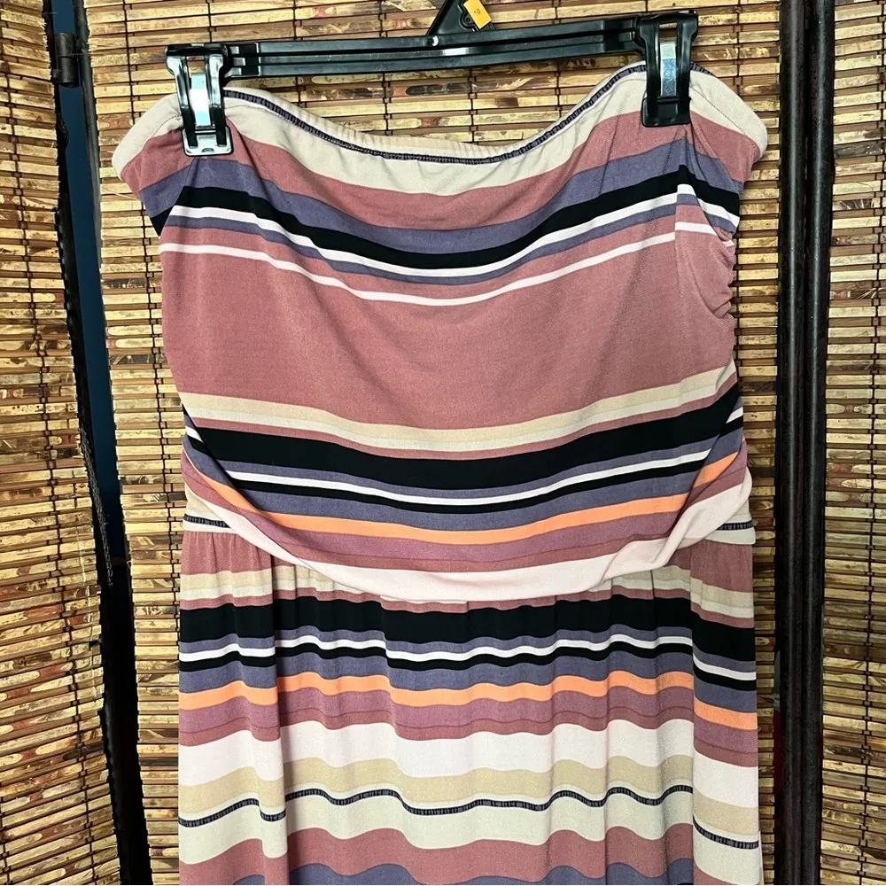 Maurices Multicolor Striped Maxi Dress - Image 3