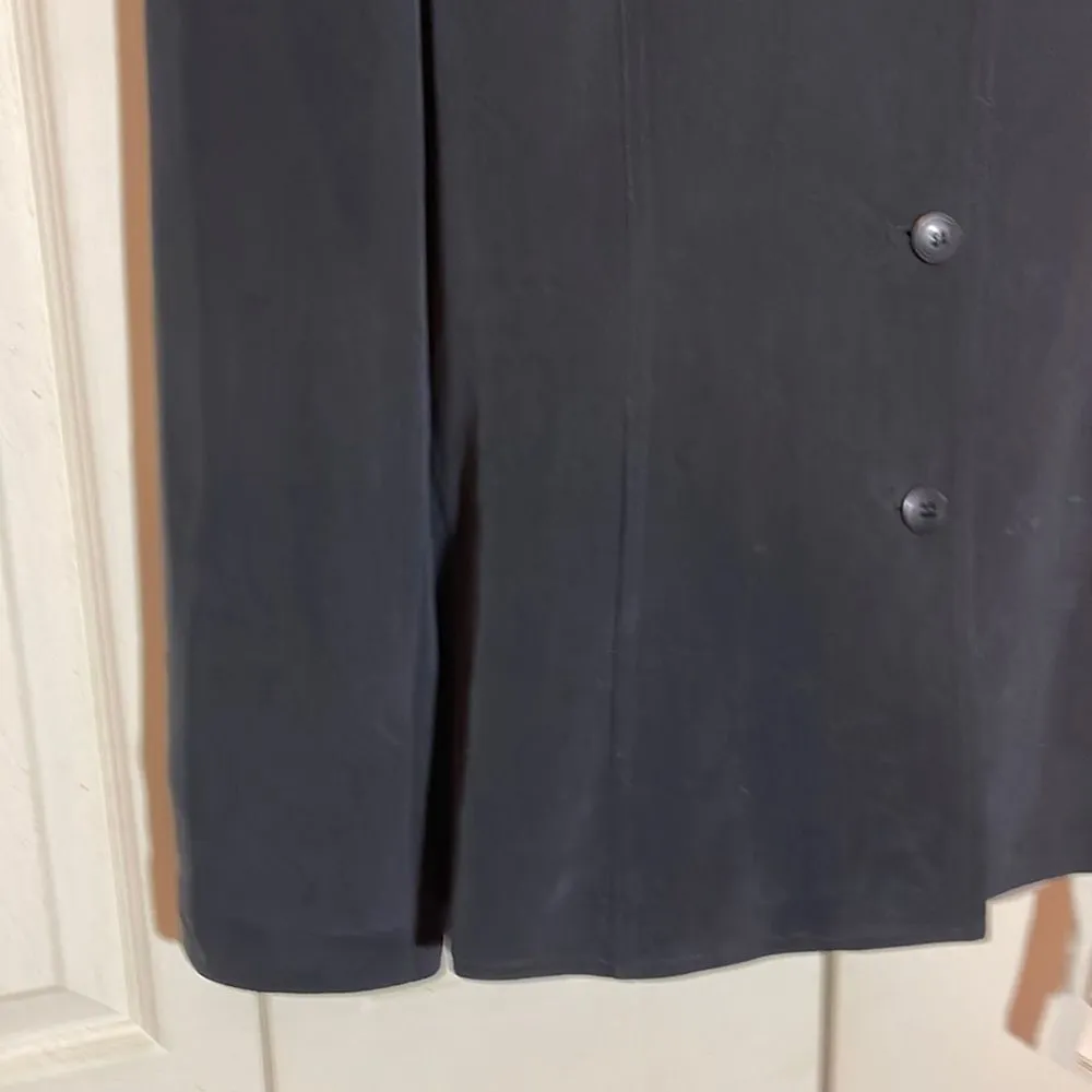 Jones New York Vintage Silk Black Ibiza Blazer New With Tags 12 - Image 7