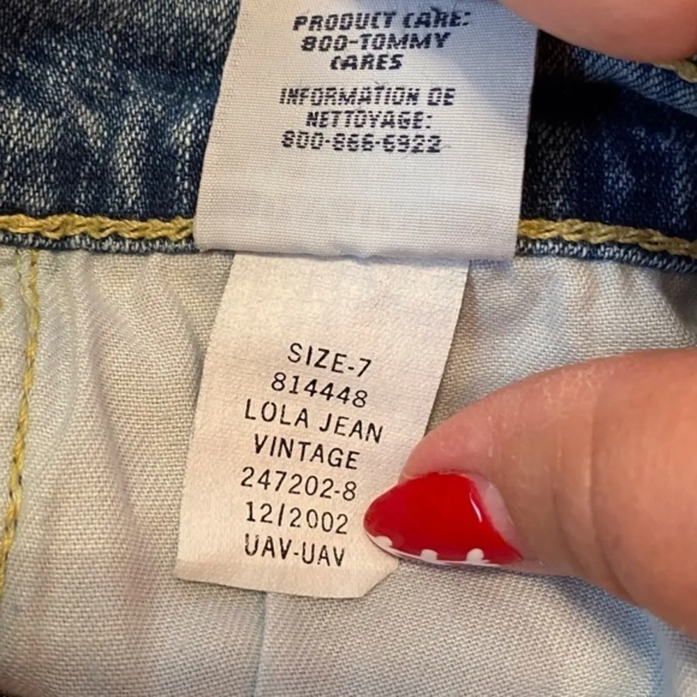 Tommy Hilfiger Lola Vintage Jeans Size 27 Flag Logo - Image 5