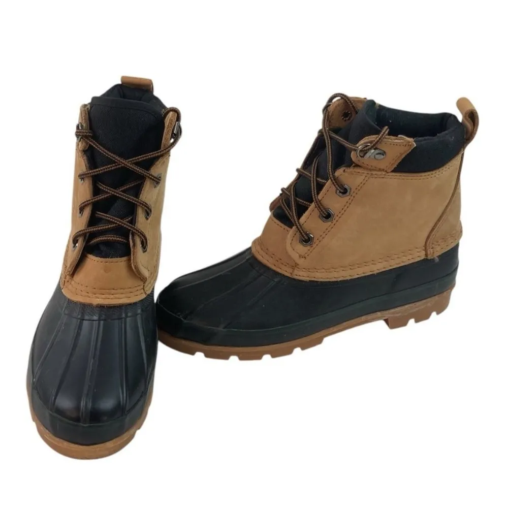 Lands’ End Duck Boots Women’s Size 6 Ankle Rain Waterproof Snow Winter Lace Up - Image 4