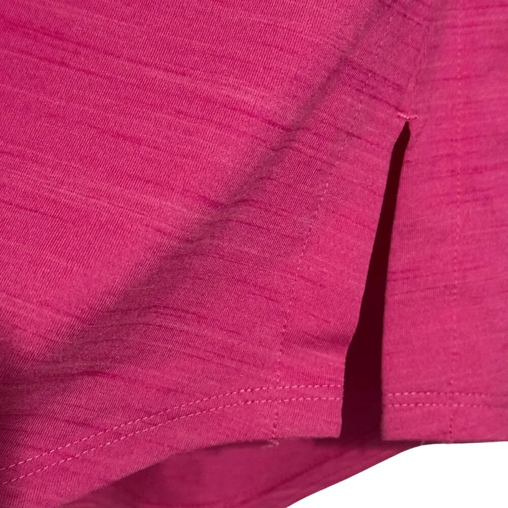 PUMA Cloudspun Long Sleeve Golf Tee Raglan Moisture Wicking Pink NWT Medium - Image 6