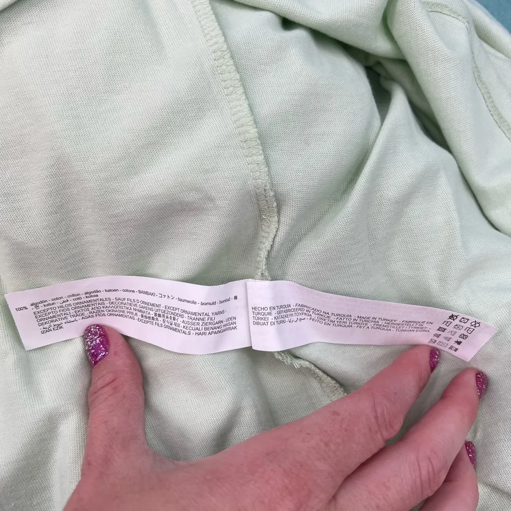 Zara Eyelet Ruffle Midi Dress M - Image 10