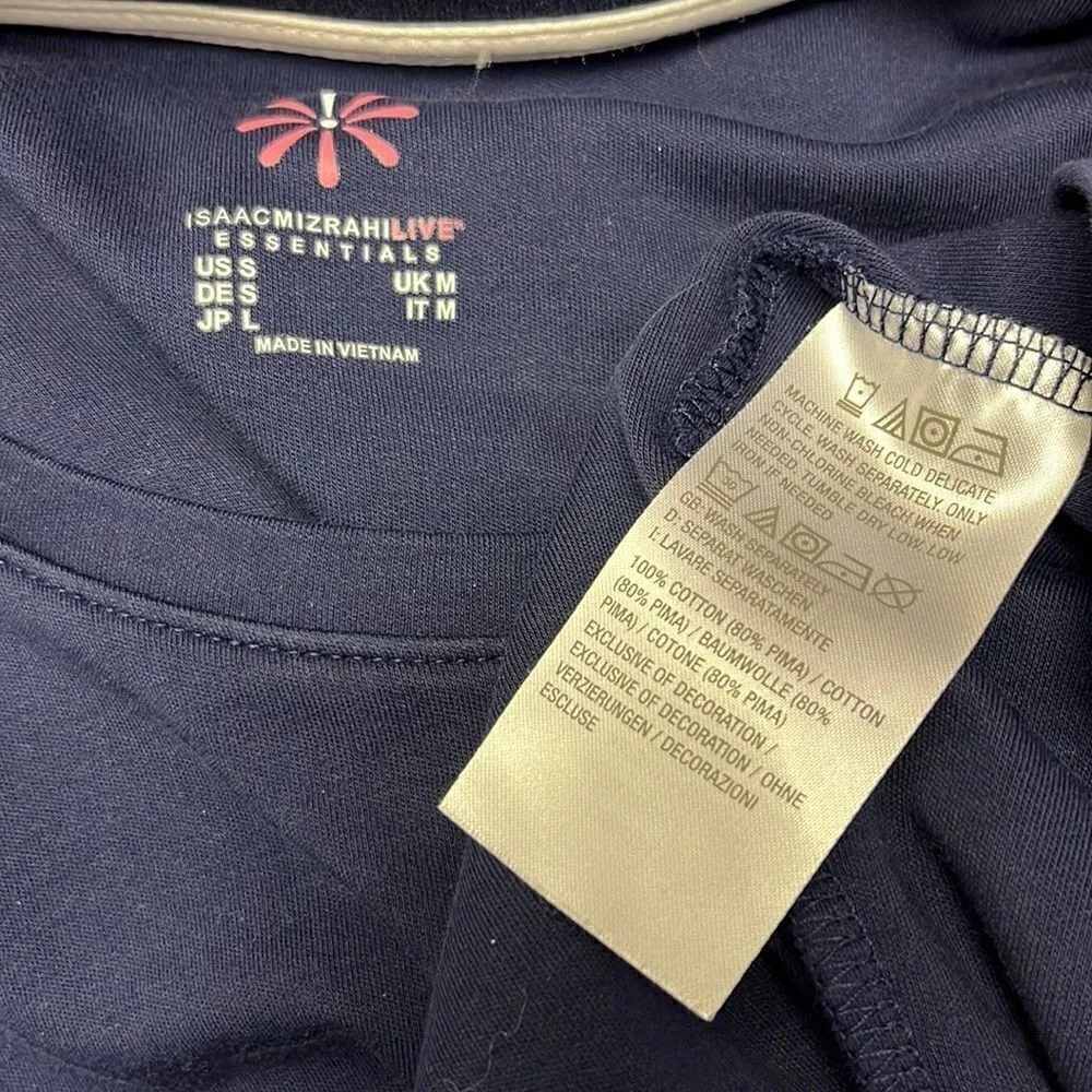 Isaac Mizrahi Live! Essential Pima Cotton Crewneck Knit Top - Image 7