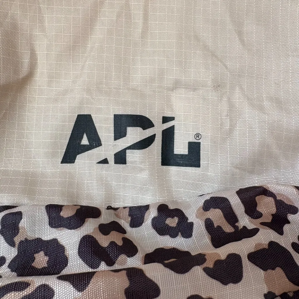 APL Athletic Propulsion Labs tan animal print lightweight packable backpack - Image 6