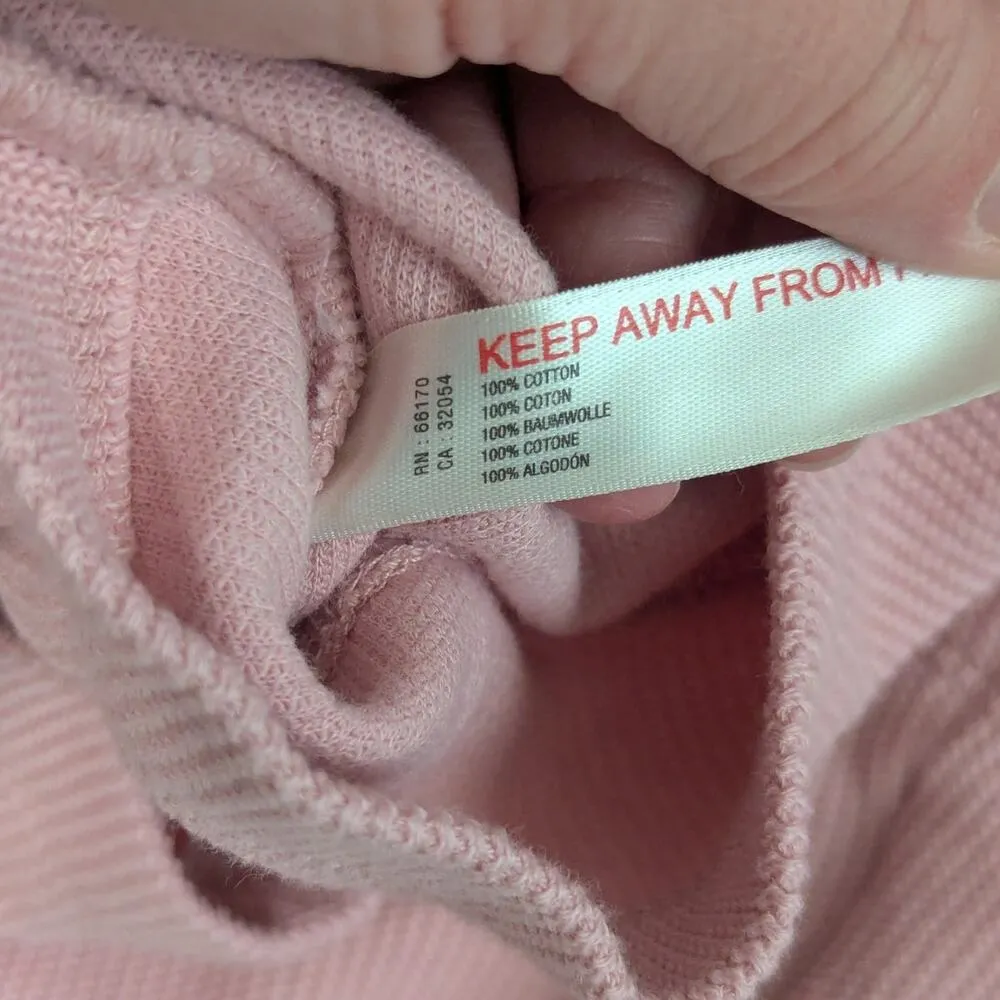 Free People FP Beach Lizzie Blazer Romper Knit Baby Pink One Piece Womens Medium - Image 6