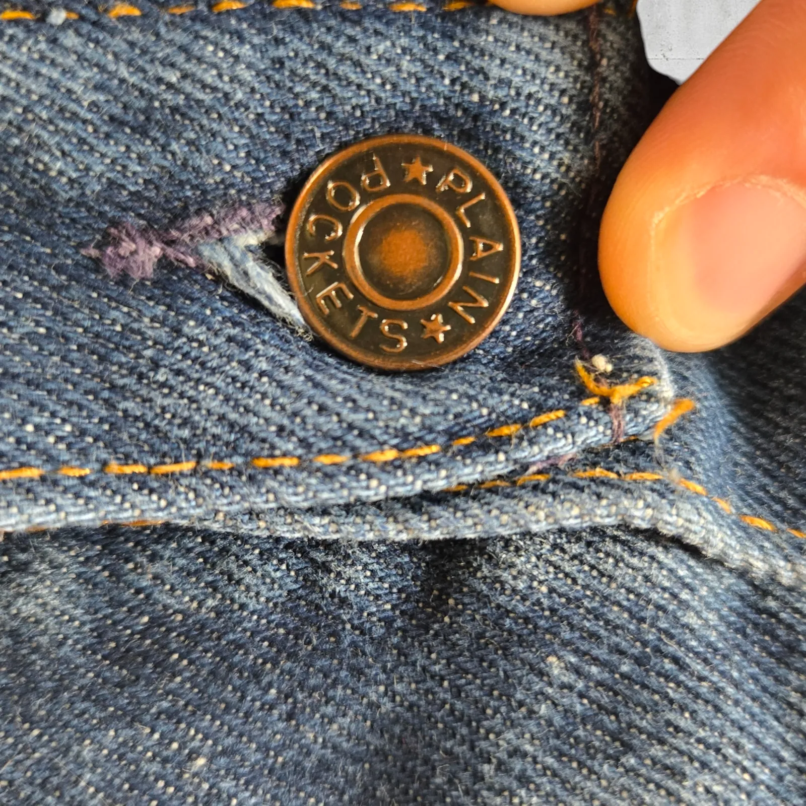 80s Vintage Medium Wash High Rise Bootcut USA Made Western Flare Jeans Size 30 - Image 5