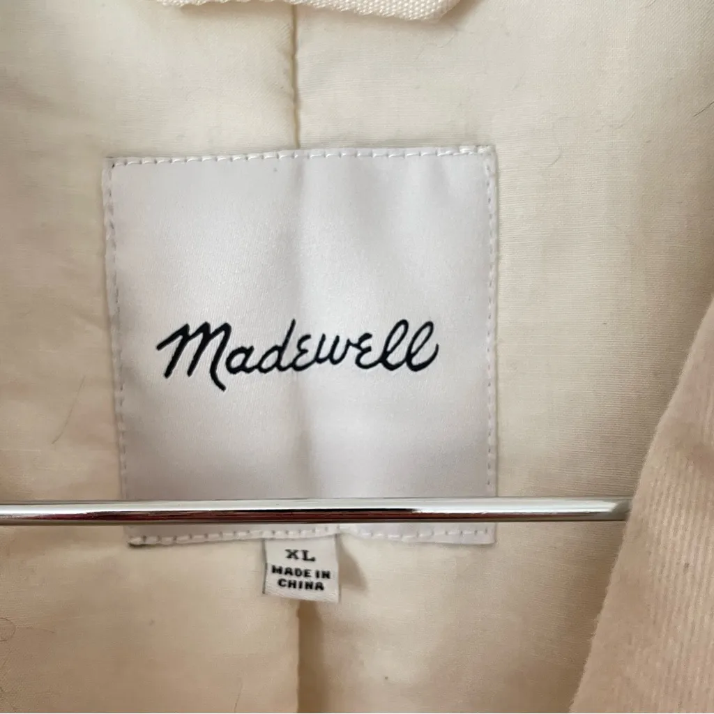 Madewell Undyed Padded Blazer Jacket in Natural - Image 4