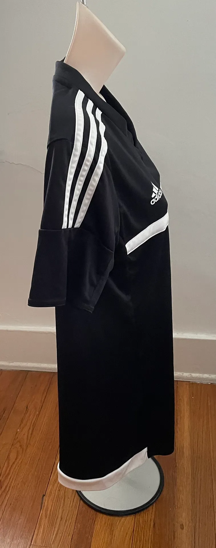 Adidas Climacool V-neck Short Sleeve Black Soccer Jersey Top, size M - Image 15