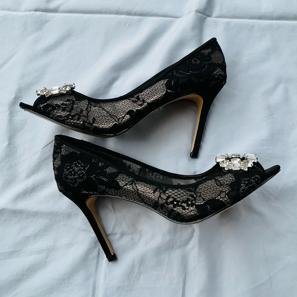 DRESSY🔥Lace Heels with Embellished Buckle🌹 - Image 12