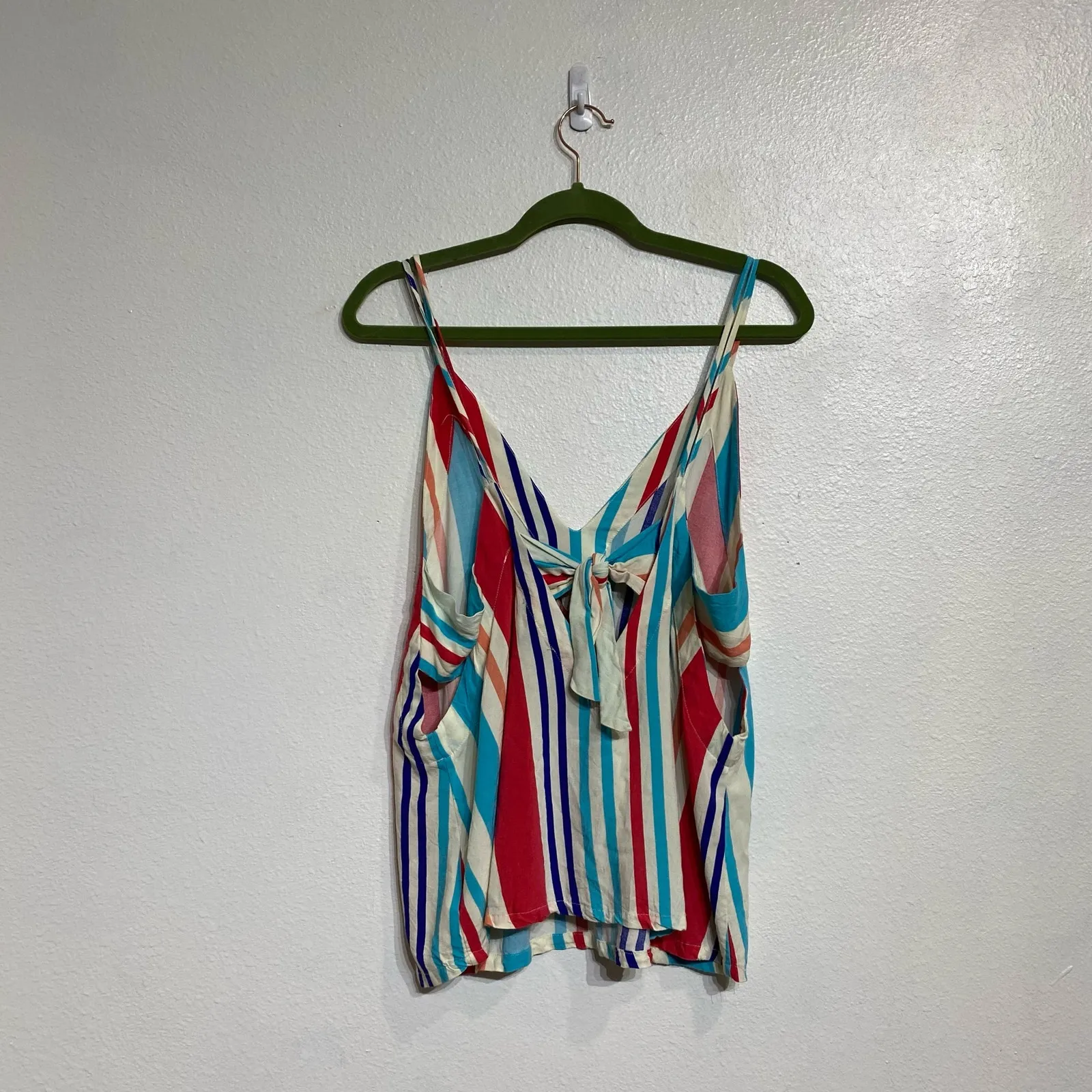 Lulu's Adrift Multi Striped Tank Top Sz M - Image 9