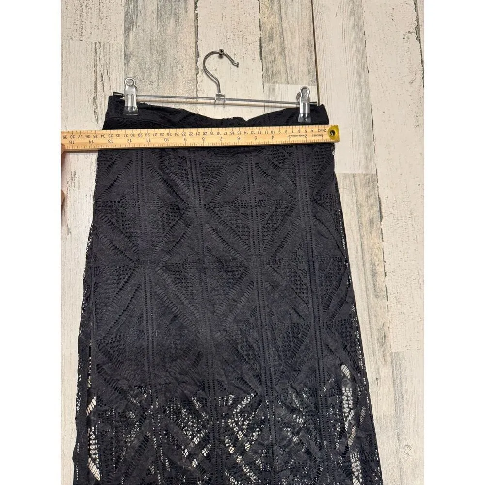 H&M black maxi skirt size 6 - Image 6