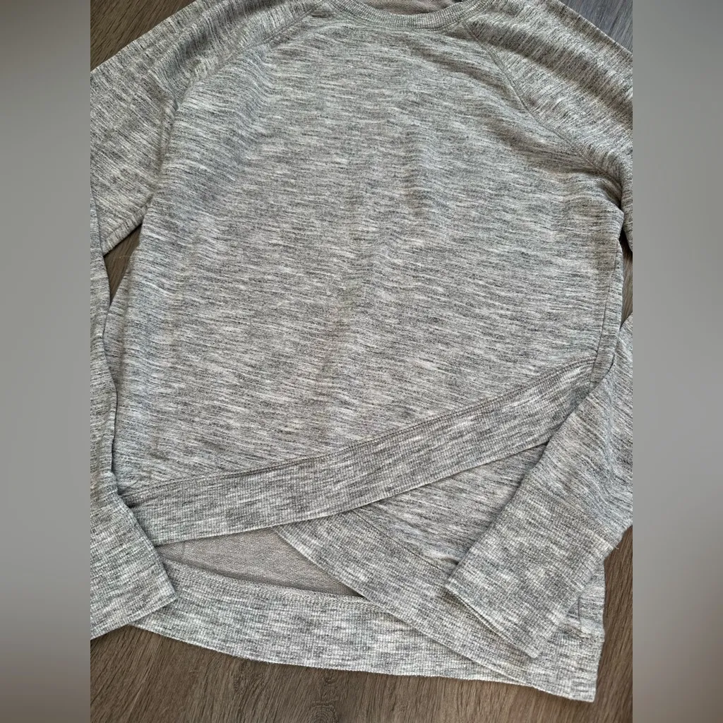 Yoga workout sweatshirt and leggings XS Gray - Image 9