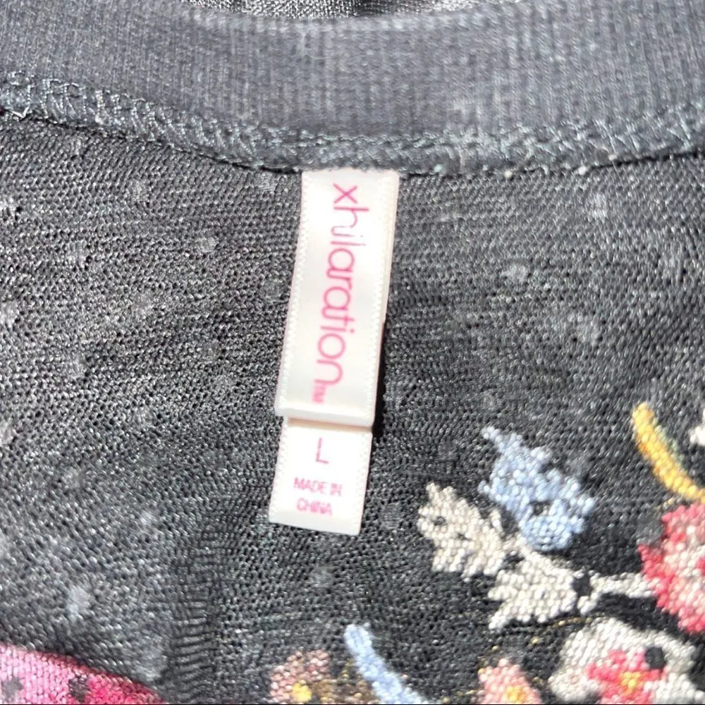 Xhileration black baby doll top with lace design! - Image 10