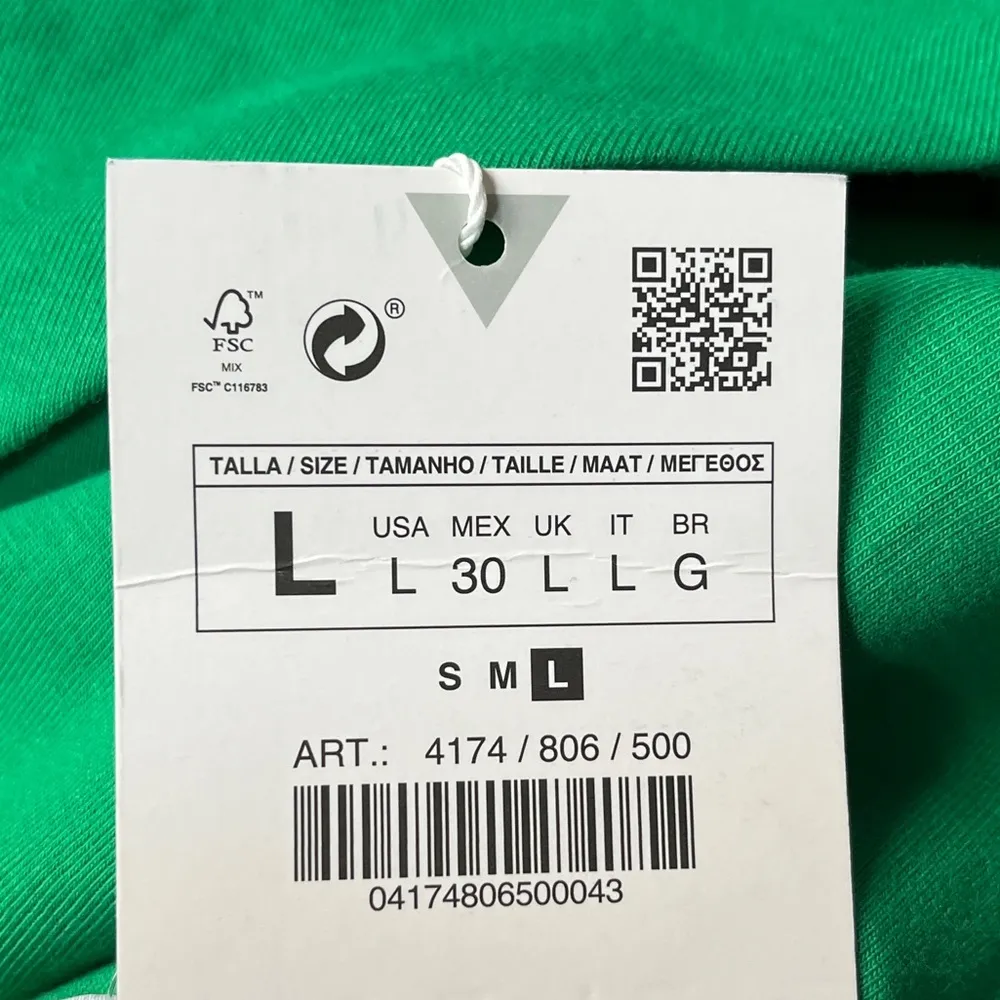 Zara Asymmetrical Cutout One Shoulder Bodysuit Green Size Large - Image 10