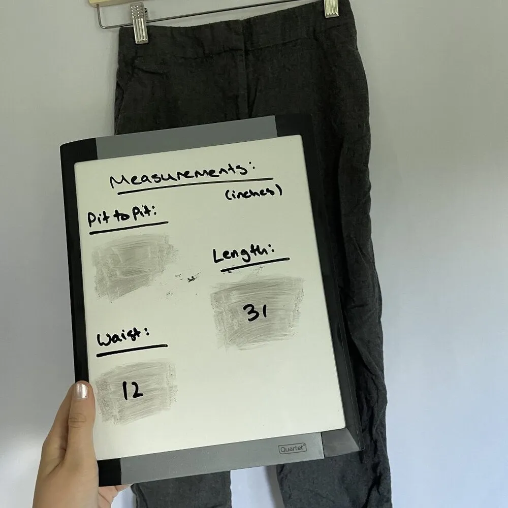 XXS gray wool dress pants professional business casual style comfortable - Image 3