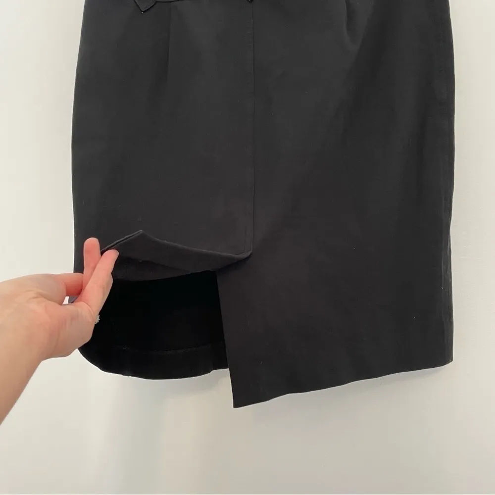 LAUREN RALPH LAUREN LRL Black Zip Pocket Straight Pencil Skirt PETITE 12 / 12P - Image 11