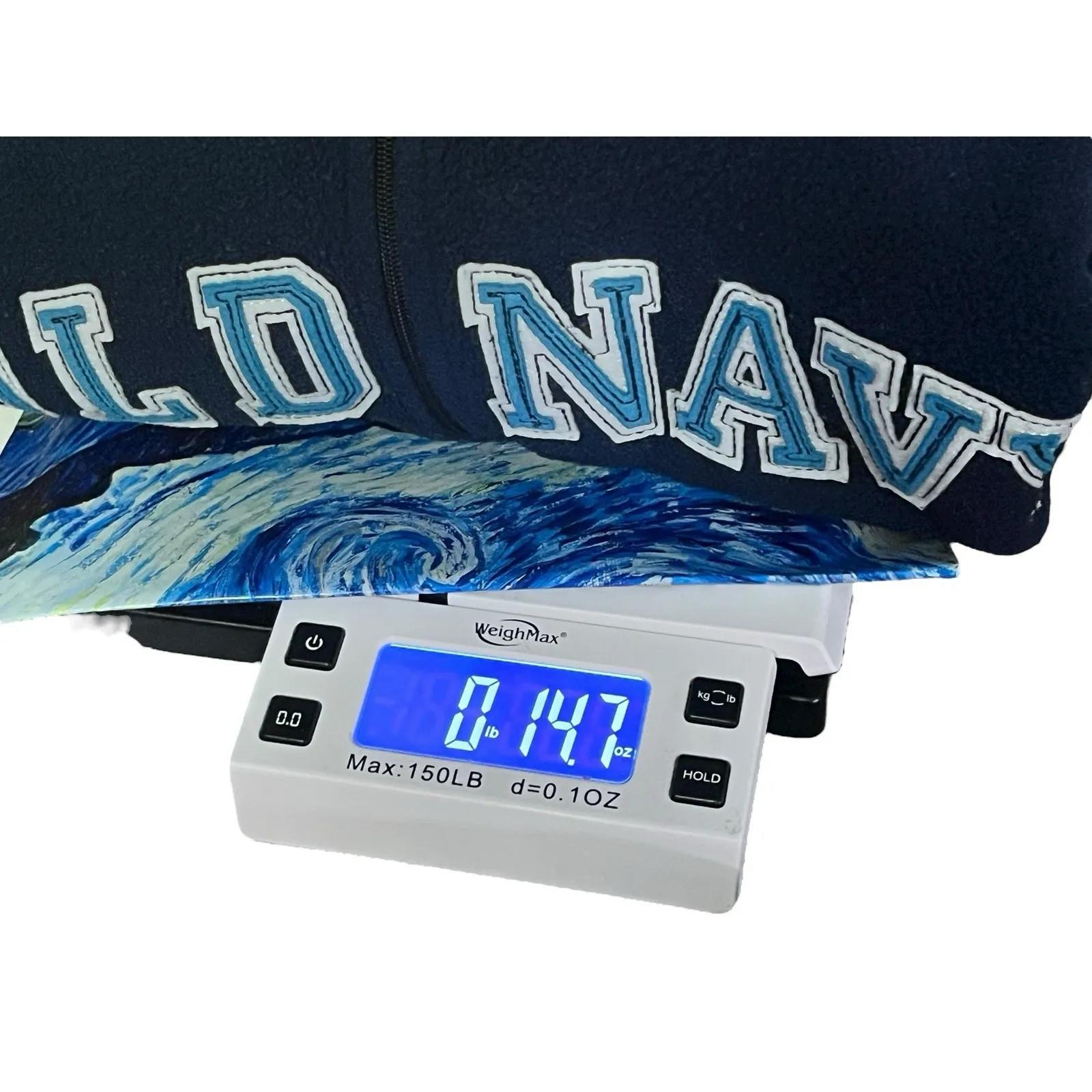 Old Navy Patchwork Logo 1/4 Zip Navy Blue Pullover Sweatshirt Size M Preppy Y2K - Image 9