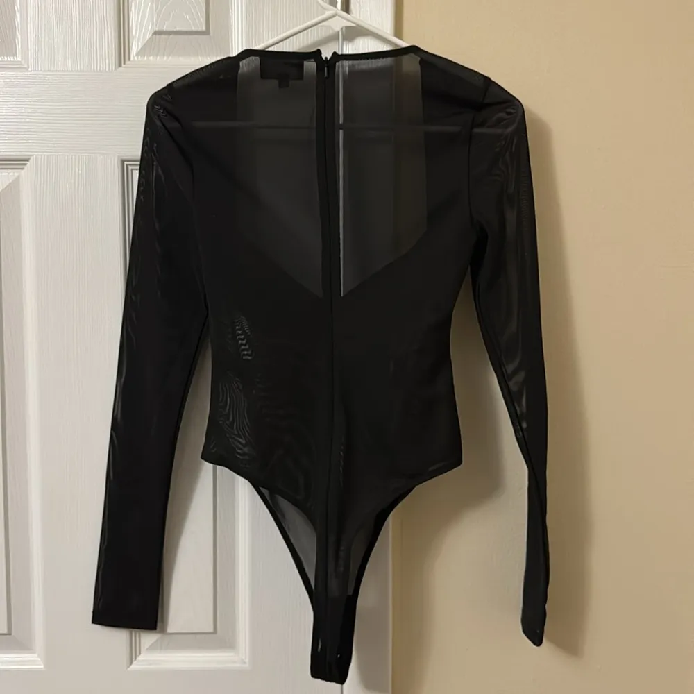Revolve Long Sleeve Mesh Bodysuit - Image 4