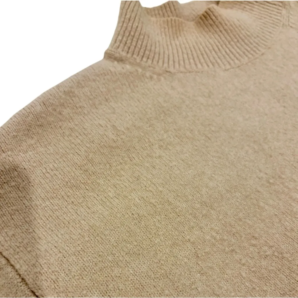 & Other Stories Mock Neck Sweater Womens XS Cream Wool Blend Paris Atelier - Image 4