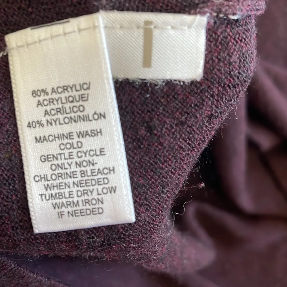 LOFT Purple Thin Crewneck Sweater - Size XS - Image 8