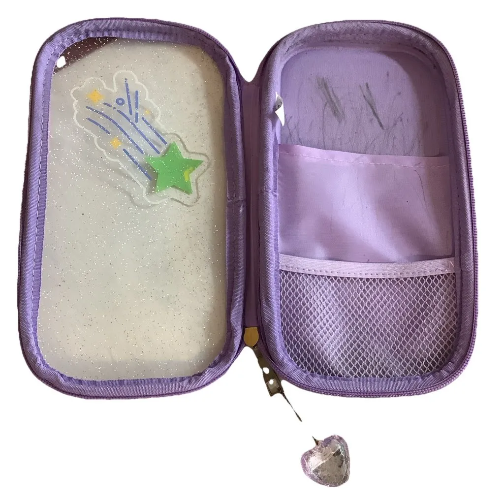 Champion Lavender Backpack With Large Neon Letters. Preloved - Image 12