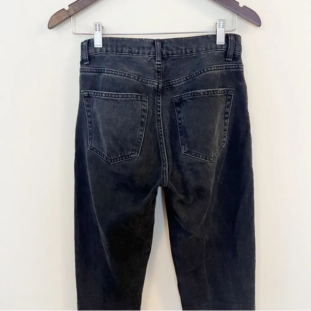 Reformation Julia High Rise Cigarette Jeans Size 25 Wash Monterey Black Cropped - Image 7