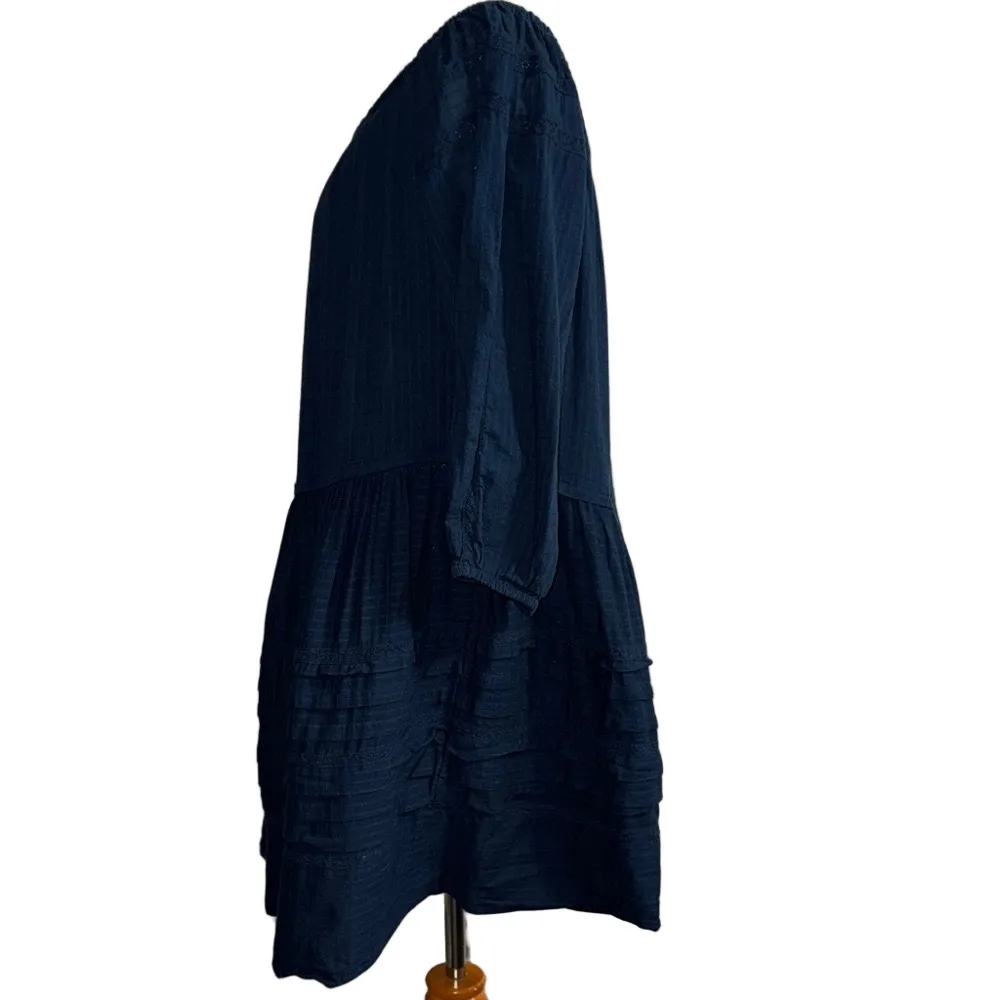 Free People Navy Mini Dress - Image 7