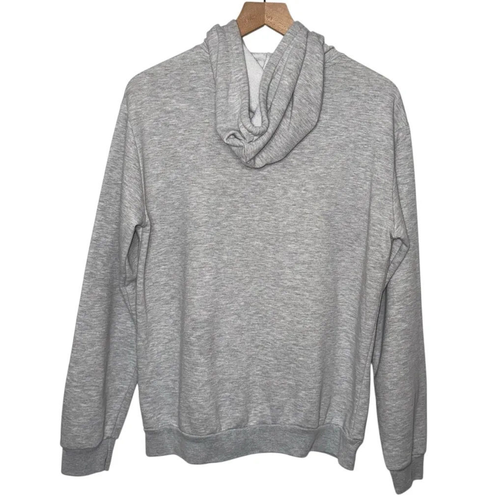 Heather Grey Disney Embroidered Minnie Mouse‎ Hoodie - Image 2