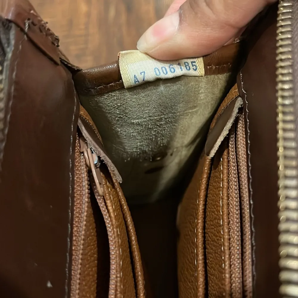 Dooney & Bourke Tan and Brown Leather Crossbody Bag - Image 14