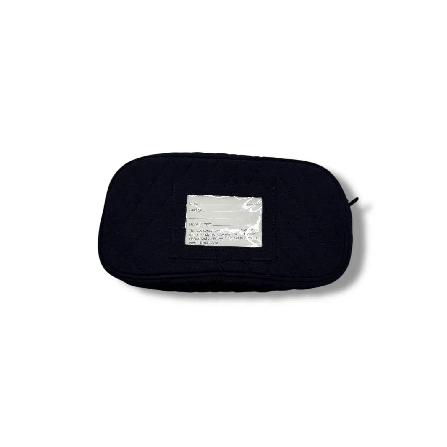 Vera Bradley NWT Lilly‎ Medical Cosmetic Pouch Insulated Zip Bag Travel Navy - Image 2