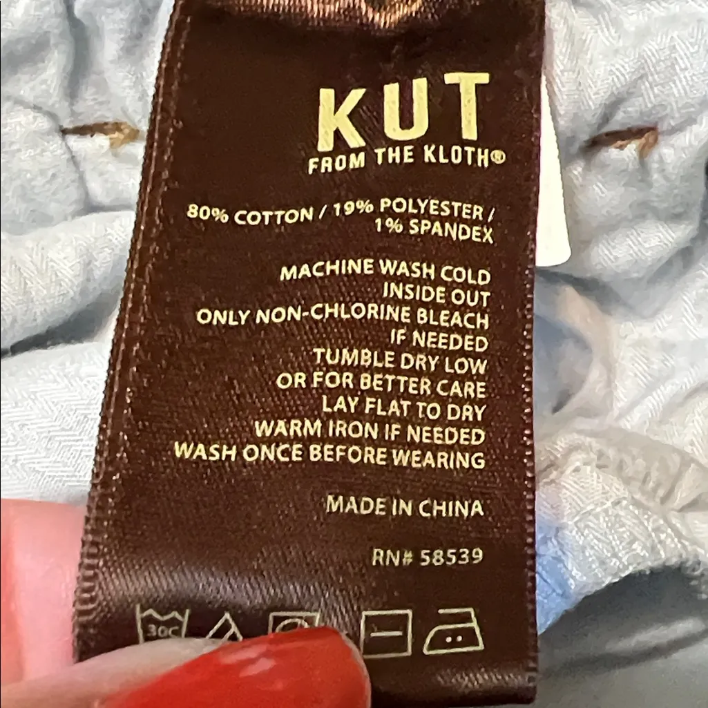 Kut from the Kloth Indigo Boot Cut Jeans - Image 8