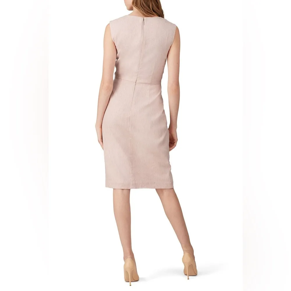 Rebecca Taylor NYC
Rosa Slub Suiting Pink Sleeveless Dress - Image 6
