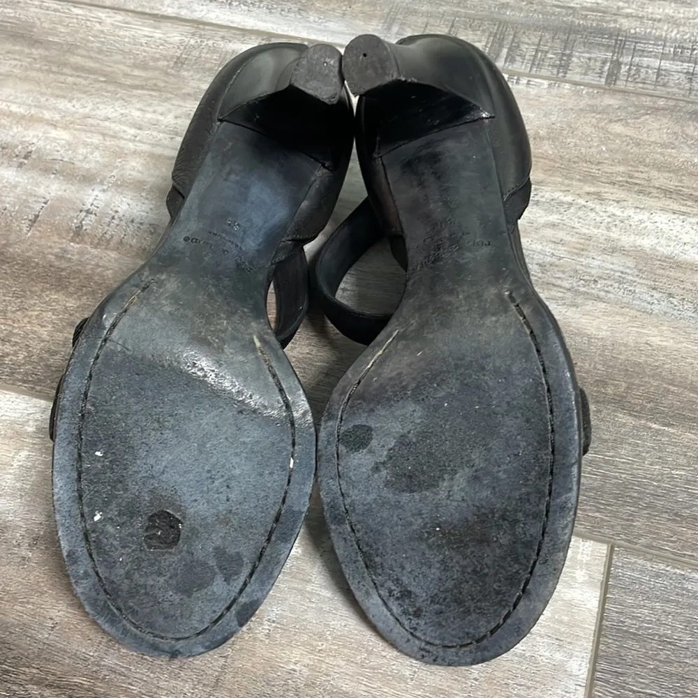 Rag & Bone Albion Black Ankle Strap Heels size 36 - Image 8