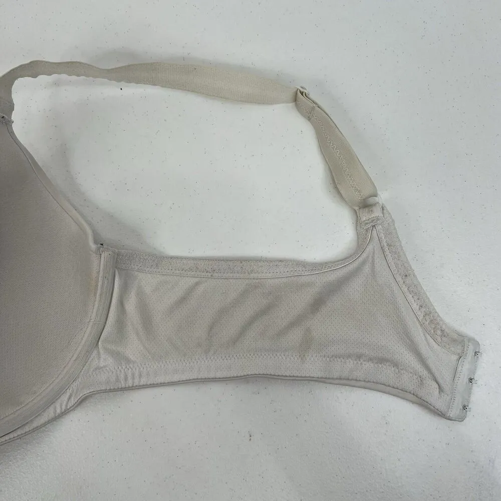 Vanity Fair Size 40D Body Fresh Bra Underwire Satin Padded Cup Adjustable 75393 - Image 10