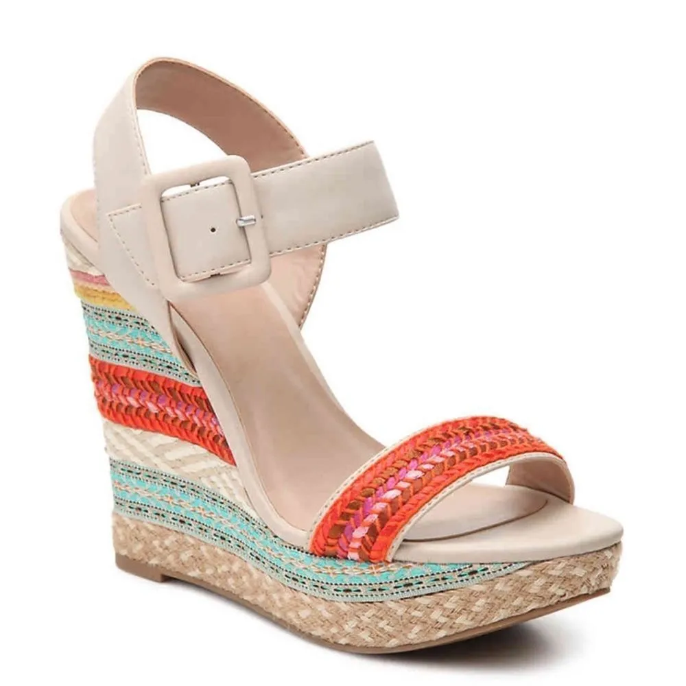 Mix No. 6 - Jordie Platform Wedge Heel Size 8.5.  B60 - Image 2