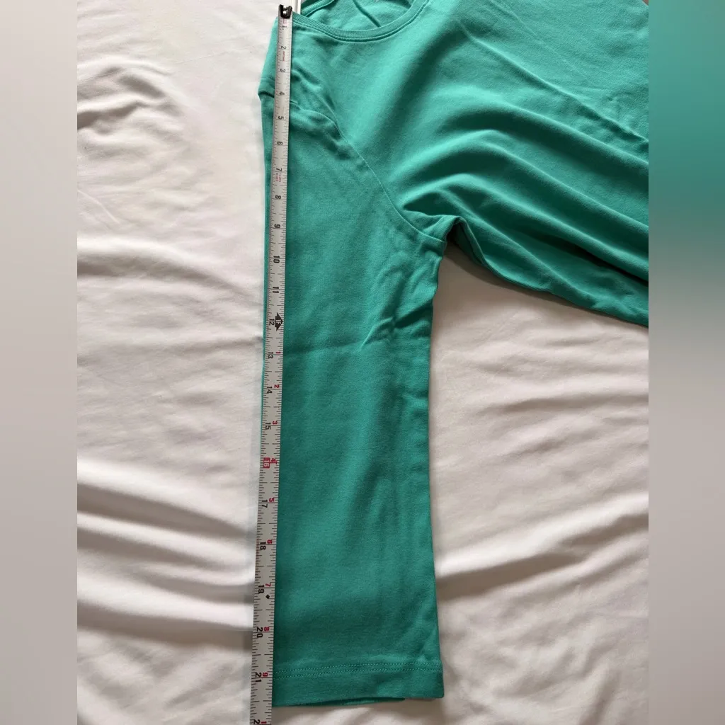 Kim Rogers Teal 3/4 Sleeve Blouse - Image 6